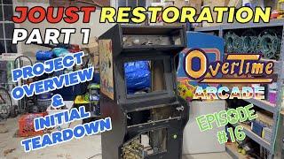 Williams Joust Restoration part 1: Project Overview & Initial Teardown