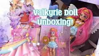 Valkyrie doll unboxing and set showcase! - Royale high