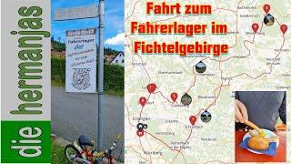 Motorradtour ins Fichtelgebirge über ca. 260 Km. Tolle Runde mit schönen Strecken