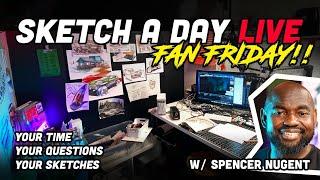 SketchADay LIVE - Fan Friday featuring your work