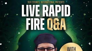 LIVE - Rapid Fire Q&A with Dr Shaykh Shadee ElMasry