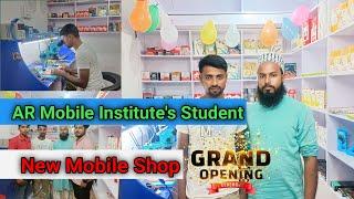 AR Mobile Institute's Student New Shop Aaliya Mobile Repairing Centre Opening Ceremony at Shahapur