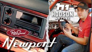 An Overview Of The RetroSound® Newport Radio with Hodson Motors || 1978 Dodge RamCharger