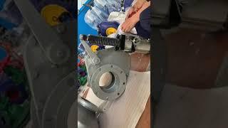 DN200 ceramic rotary disc gate valve