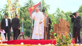 Pope Francis arrives in remote town of Vanimo in Papua New Guinea | AFP