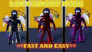 How to get LEGENDARY HAKI in 3 minutes Fast and Easy | BLOX FRUITS 2024