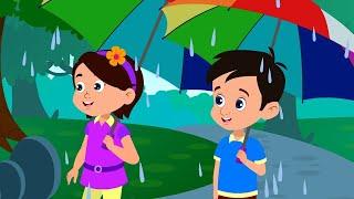 पानी बरसा छम छम |  paani barsa cham cham | Hindi poems | nursery rhymes #barish