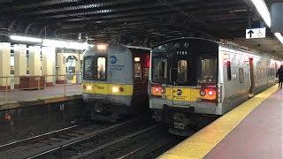 Long Island Rail Road HD 60fps: Afternoon M7 & M3 Trains @ New York Penn Station (2/9/18)