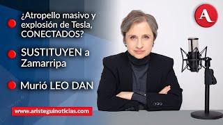 #AristeguiEnVivo: EU indaga si hay conexión en atropello y explosión; renuncia Zamarripa | 02/01/25