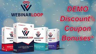 Webinarloop™ DEMO + Honest Review®+ Discount% + Premium Bonuses | Cyril Jeet | HuntsReview