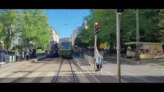 Helsingin raitiolinja 8 Saukonpaasi-Arabia-Saukonpaasi-Arabia  Helsinki tramline 8. @hslhrt