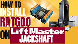 Installing RATGDO on Liftmaster MyQ Security+ Jackshaft 2.0 Garage Door Opener (3.3v)