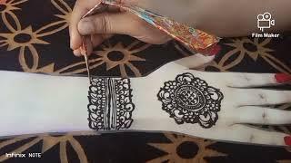 mystic heNNa design. #arabicmehndi #shorts #hennadesign