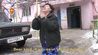 Donbass woman is pleading the world for help!