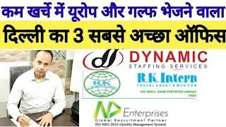 कम खर्चे में यूरोप भेजने वाला दिल्ली का बेस्ट ऑफिस - Best Manpower Office in Delhi-videsh ki Jankari