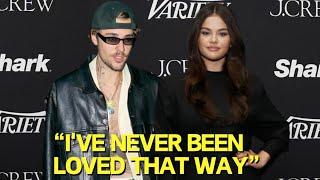 Selena says she won't change her name like Hailey & that Justin never loved her same way Benny does