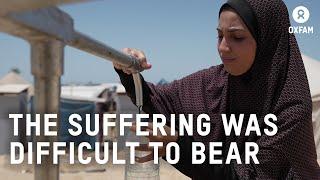 Duaa's story from Gaza of displacement and difficulties faced | Oxfam GB