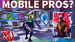 Trio FNCS On FORTNITE MOBILE!? (120 FPS Gameplay)