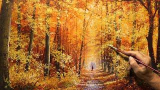 "Autumn Waltz" Acrylic painting. Artist - Viktor Yushkevich. #178