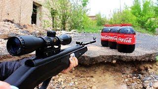 EXPERIMENT AIR RIFLE vs Coca Cola