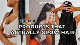 My Top Hair Growth Products That Actually Grow Your Natural Hair + How I Grew My Long Hair Tips