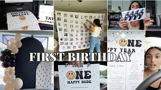 FIRST BIRTHDAY PARTY PREP + SET UP // ONE HAPPY DUDE BIRTHDAY THEME