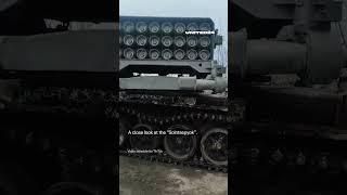 Captured TOS-1A Solntsepyok. Ukrainian Soldiers Show Seizured Russian Multiple Rocket Launcher