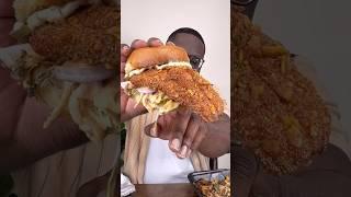  DORITOS COATED FISH SANDWICH  #foodreview #food #cleveland #shorts