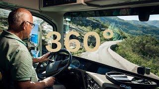 Volvo Trucks - A 360° view from behind the wheel driving through the spectacular Norwegian fjords