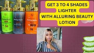 Get 4 shades lighter/ my Honest review on Alluring beauty lotion/get a flawless skin.