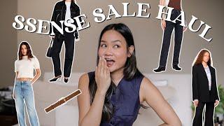 SSENSE SALE HAUL - ACNE Studios, Khaite, AGOLDE, MAX MARA | Victoria Hui