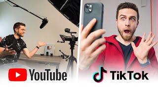 TIKTOK vs YOUTUBE! Что лучше начать в 2022?