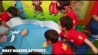 HelloKids Crazy Preschool || Boat Making Activity ||2022