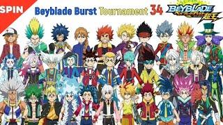 Beyblade Burst Sparking Tournament 34 a combined copy 베이블레이드 버스트 토너먼트 34회 32강~결승합본ベイブレードバーストトーナメント34