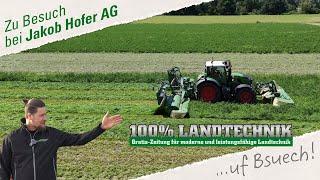 100% LANDTECHNIK zu Besuch bei Jakob Hofer AG