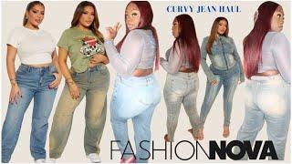 Fashion Nova Curvy Jean Try On Haul (Size: 15,14Plus and 1X) | ASHLEY CHEVALIER