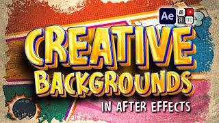 Easy CREATIVE BACKGROUND in After Effects | Ultimate Creativity #AdobeAfterEffects #MotionGraphics