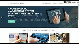 Internet Banking System | PHP and MySQL Project Source Code | PHP MySQL CRUD Project