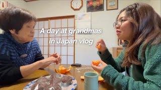 A Winter Day at Grandma’s House in Japan - Cooking, Grocery Shopping, Arranging Flowers!!