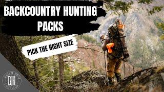 What Size Backpack for Backcountry Hunting?