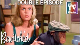 Bewitched | Darrin Can't Catch a Break! | DOUBLE EPISODE | S2.E23 | S4.E3 | Classic Tv Rewind