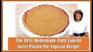 The BEST Homemade Sweet Potato Pie! (Patti Labelle Copycat Recipe!)