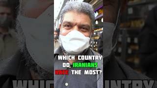 Which country do #Iranians hate the most?