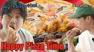 Kang Hoon's Favorite Pizza Mukbang!