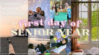 First Day of Senior Year!  | senior vlog #1 