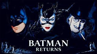 Batman Returns (1992) Movie || Michael Keaton, Danny DeVito, Michelle Pfeiffer || Review and Facts