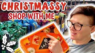 ** HUGE CHRISTMASSY Shop With Me ** | Christmas Aisle Tour & BIG Grocery HAUL | ASDA, TESCO & ALDI