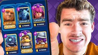 Beating Clash Royale Using Level 1 Cards Only