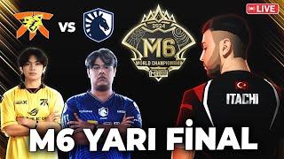 M6 YARI FİNAL - TEAM Liquid vs FNATIC Onic | SORA İLE DÜNYA ŞAMPİYONASINI İZLİYORUZ | Mobile Legends