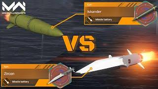 Iskander VS Zircon | Epic Missile Comparison | Modern Warships